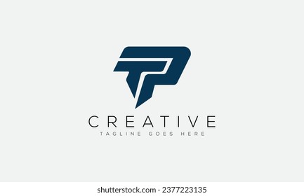 Letter TP logo design template vector illustration