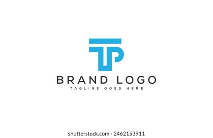 letter TP logo design vector template design for brand