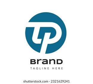 Letter TP logo icon design template elements. Usable for Branding, Business and Technology Logos.
