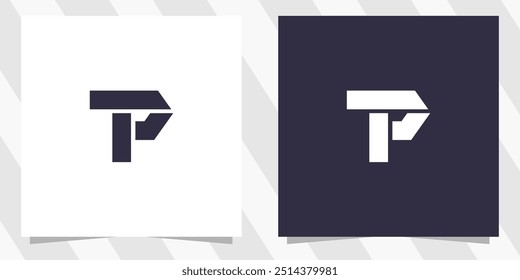 Vector de diseño de logotipo TP PT