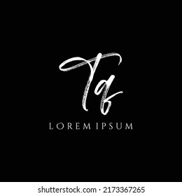 Letter TQ luxury logo design vector