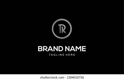 Letter TR Circle Abstract Modern Business Monogram Logo
