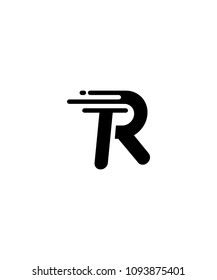 Letter TR Flash Logo Design