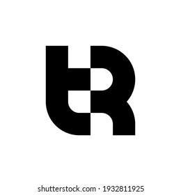 Letter TR Initial Logo Template