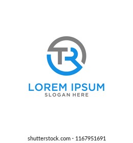 Letter TR Logo Design