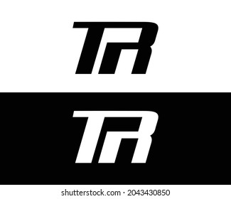 Letter TR Logo Icon Vector Template Illustration Design.