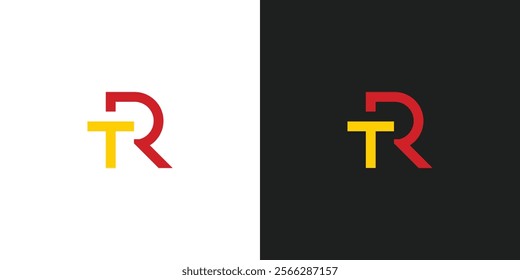 Letter TR or RT Logo Design