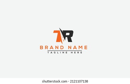 Letter TR, RT logo icon design template elements 