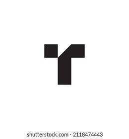 letter Tr rT T r point simple symbol logo vector