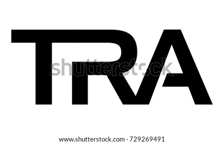Letter TRA Modern