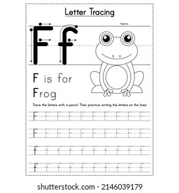 Letter Tracing Book For Kids activity