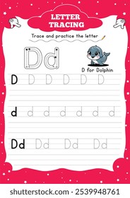 Letter tracing for kids is an engaging activity designed to teach the basics of handwriting. By tracing each letter, children learn correct letter formation, develop fine motor skills