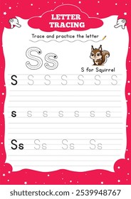 Letter tracing for kids is an engaging activity designed to teach the basics of handwriting. By tracing each letter, children learn correct letter formation, develop fine motor skills