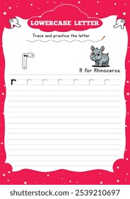 A letter tracing workbook is an educational resource designed to help young learners practice writing letters of the alphabet. Typically targeted at preschool or kindergarten children