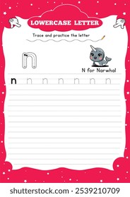 A letter tracing workbook is an educational resource designed to help young learners practice writing letters of the alphabet. Typically targeted at preschool or kindergarten children