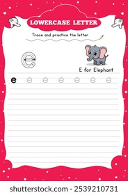 A letter tracing workbook is an educational resource designed to help young learners practice writing letters of the alphabet. Typically targeted at preschool or kindergarten children