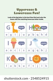 Letter Tracing Worksheet for Activity Book for kids fun learning printable page. Preschool tracing and writing practice for toddler and teacher