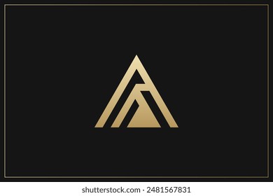 A Letter trademark brand logo