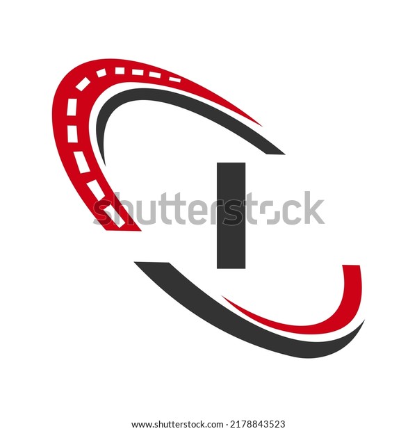 Letter I Transport Sign,\
Transportation Logo Design Template. Automotive Sport Road Logo\
Element
