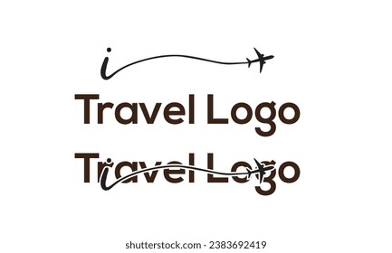 Letter I Travel Logo Template Design Vector, Emblem, Design Concept, Creative Symbol, Icon