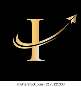 Letter I Travel Logo Vector Template. Initial Travel Logo on Letter I Symbol Concept