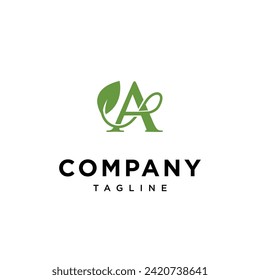 Letter A Tree leaf logo symbol icon Vektorvorlage.eps