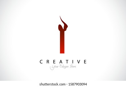 Letter I Trendy Logo Design. Creative Letters Icon Logo Vector Illustration.