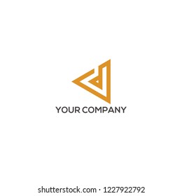 letter triangle logo