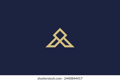 letter a triangle logo icon design vector design template inspiration