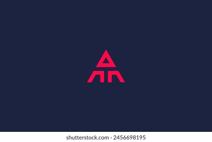 letter at with triangle logo icon design vector design template inspiration
