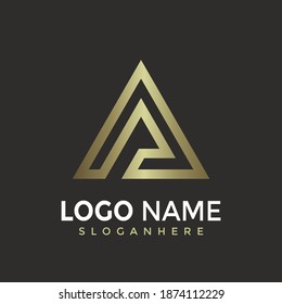 Agh Initial Logo Design Monogram Luxury Stock Vector (Royalty Free ...