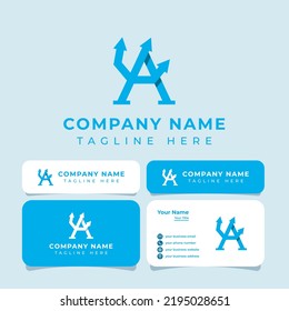Letter A Trident Logo, is suitable for any business.