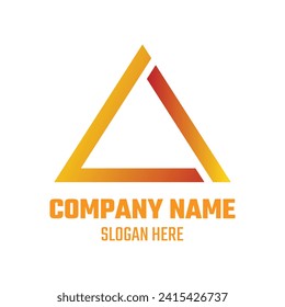 A Letter Trinity Icon Vector Logo Template Illustration Design. Vector EPS 10. triangle Logo.