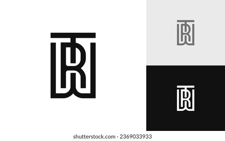 Letter TRW initial monogram logo design