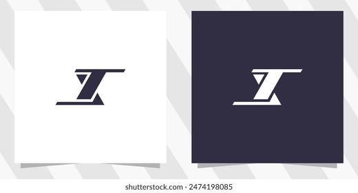 letter ts st logo design vector