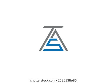 letter TSA logo design Initial vector Custom brand logo template