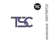 Letter TSC Monogram Logo Design