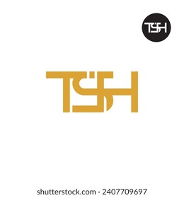 Letter TSH Monogram Logo Design