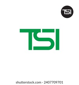 Letter TSI Monogram Logo Design