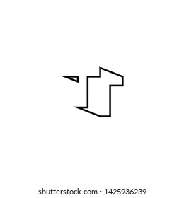 Letter TT line logo design. modern line creative minimal monogram symbol. Universal elegant vector sign design. Premium business logotype. Graphic alphabet symbol for corporate business identity