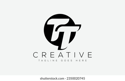 Letter TT logo design template vector illustration.