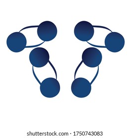 icono de vector de diseño de logotipo de letra tt