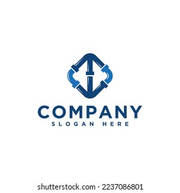 icono del logotipo de la letra TT y vector