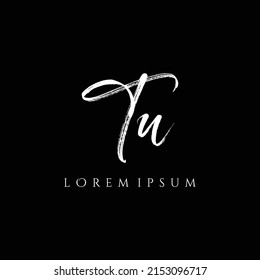 Letter TU luxury logo design vector