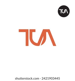 Letter TUA Monogram Logo Design