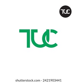 Diseño de logotipo de monograma TUC para carta