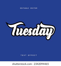 Buchstabentext-Effekt-Design-Vektorformat bearbeitet	