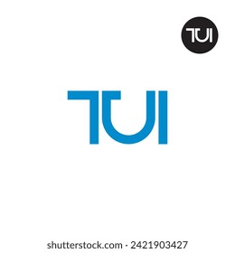 Letter TUI Monogram Logo Design