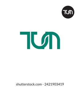 Letter TUM Monogram Logo Design