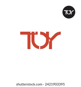 Letter TUY Monogram Logo Design